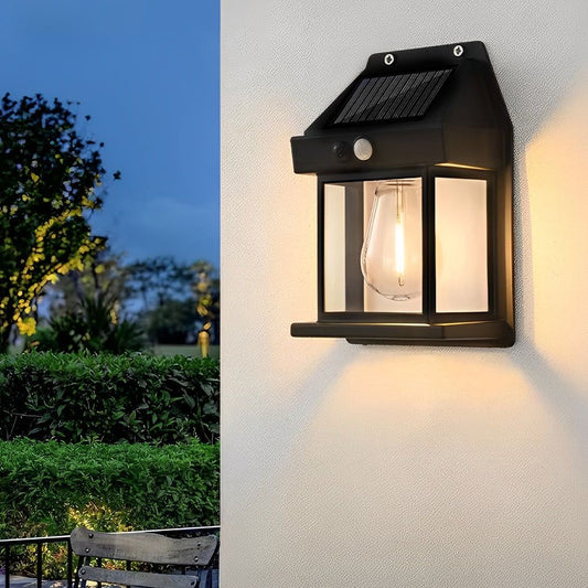 SOLAR LAMP WALL MOUNTED